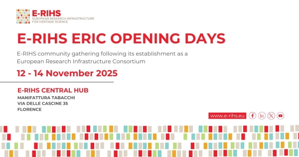 E-RIHS ERIC Open Days taking place in November in Florence